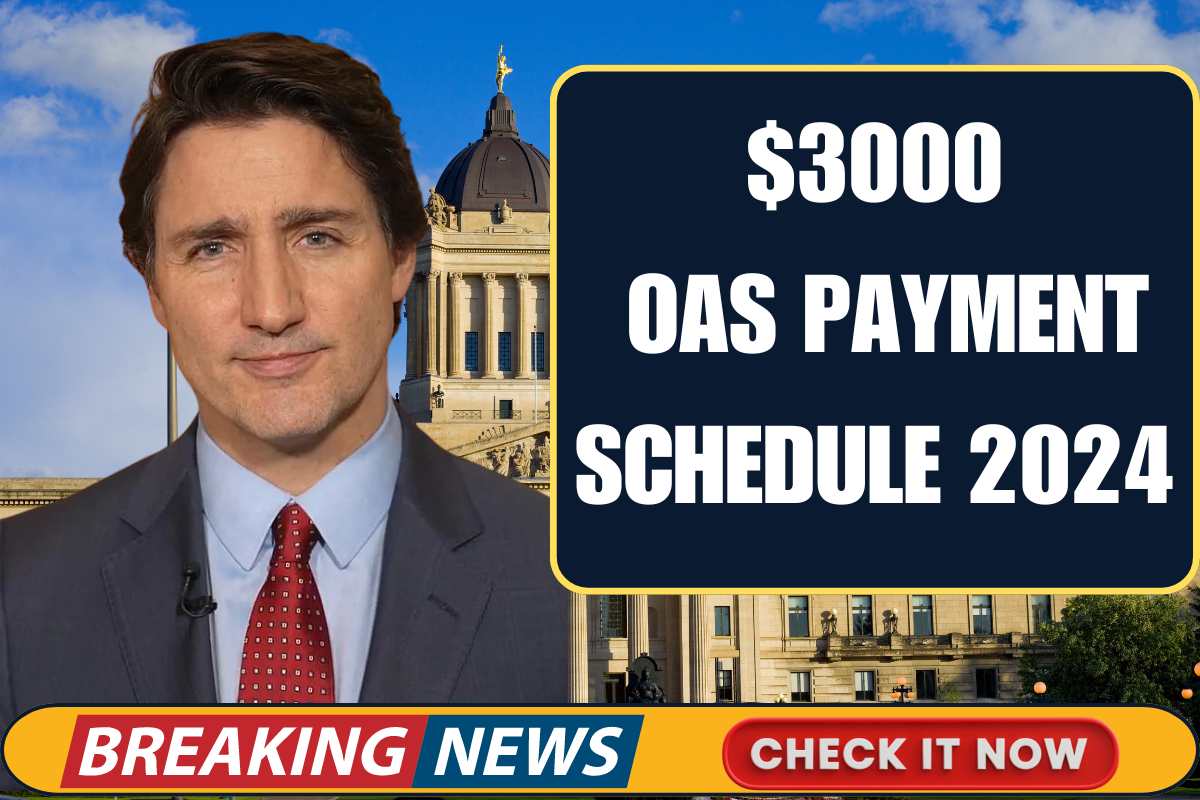 $3000 1st Batch OAS Payment Schedule 2024 - Check Who Is Eligible & Amount