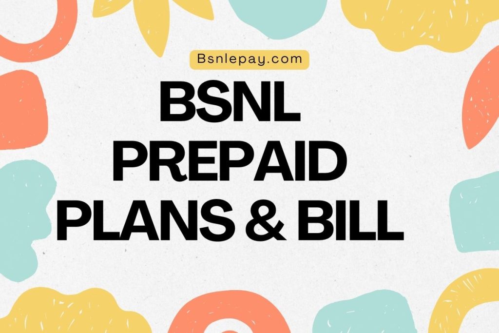 bsnl prepaid recharge